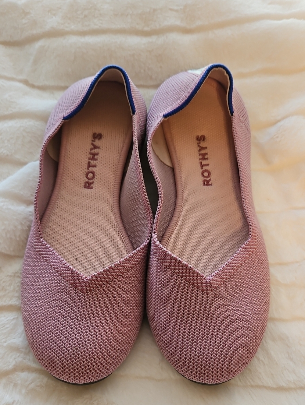 Rothy's Women's Pink Knit Flats Sise 9